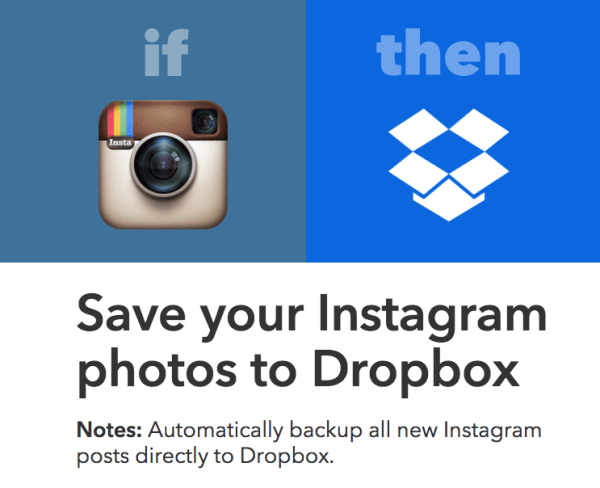 save your instagram photos to dropbox