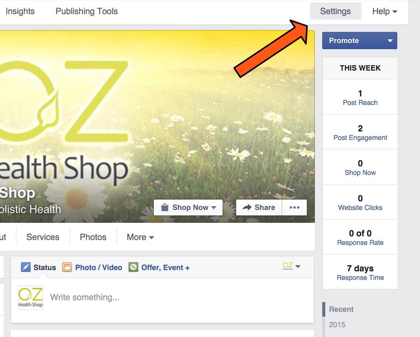 how to see visitor posts on facebook business page