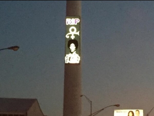 prince tributes Corey tower